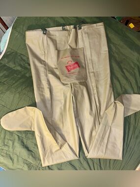 Vintage Hodgman Plast-A-Ply size Large heavy duty Wader in original bag